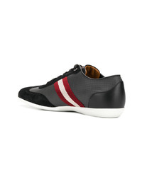 dunkelgraue Wildleder niedrige Sneakers von Bally