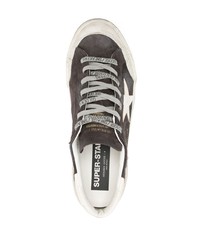 dunkelgraue Wildleder niedrige Sneakers von Golden Goose