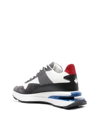 dunkelgraue Wildleder niedrige Sneakers von DSQUARED2