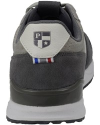 dunkelgraue Wildleder niedrige Sneakers von U.S. Polo Assn.