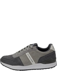 dunkelgraue Wildleder niedrige Sneakers von U.S. Polo Assn.