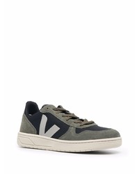 dunkelgraue Wildleder niedrige Sneakers von Veja