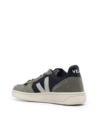 dunkelgraue Wildleder niedrige Sneakers von Veja