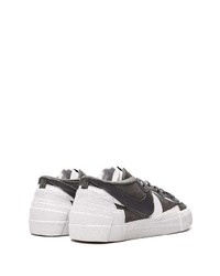 dunkelgraue Wildleder niedrige Sneakers von Nike