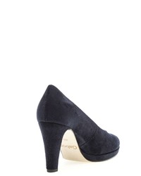 dunkelgraue Wildleder Pumps von Gabor