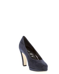 dunkelgraue Wildleder Pumps von Gabor