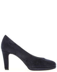 dunkelgraue Wildleder Pumps von Gabor