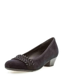 dunkelgraue Wildleder Pumps von Gabor