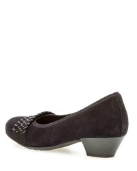 dunkelgraue Wildleder Pumps von Gabor