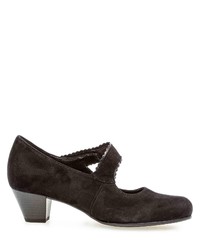 dunkelgraue Wildleder Pumps von Gabor