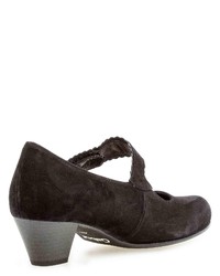 dunkelgraue Wildleder Pumps von Gabor