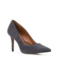 dunkelgraue Wildleder Pumps von Coach