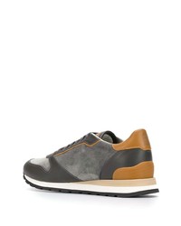 dunkelgraue Wildleder Sportschuhe von Brunello Cucinelli