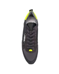 dunkelgraue Wildleder Sportschuhe von DSQUARED2