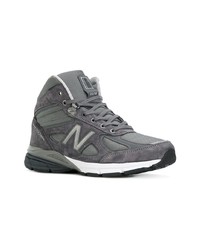 dunkelgraue Wildleder Sportschuhe von New Balance