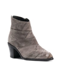 dunkelgraue Wildleder Stiefeletten von Fiorentini+Baker