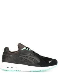 dunkelgraue Wildleder Turnschuhe von Asics