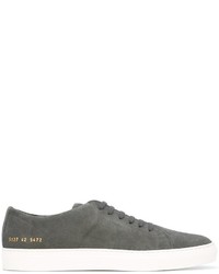 dunkelgraue Wildleder Turnschuhe von Common Projects