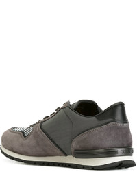 dunkelgraue Wildleder Turnschuhe von Tod's