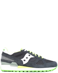 dunkelgraue Wildleder Turnschuhe von Saucony