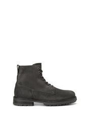 dunkelgraue Wildlederfreizeitstiefel von Marc O'Polo