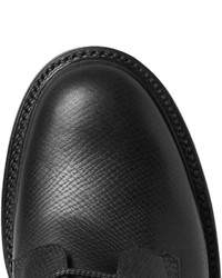 dunkelgraue Wildlederstiefel von Grenson