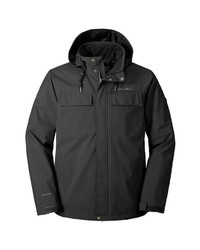 dunkelgraue Windjacke von Eddie Bauer