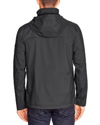 dunkelgraue Windjacke von Eddie Bauer