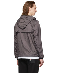 dunkelgraue Windjacke von Moncler