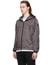 dunkelgraue Windjacke von Moncler