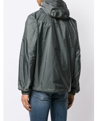 dunkelgraue Windjacke von Prada