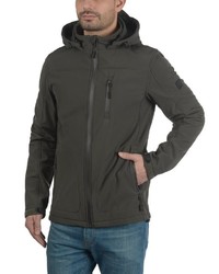 dunkelgraue Windjacke von INDICODE