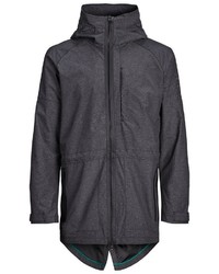 dunkelgraue Windjacke von Jack & Jones