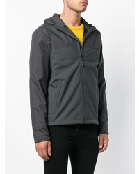 dunkelgraue Windjacke von The North Face