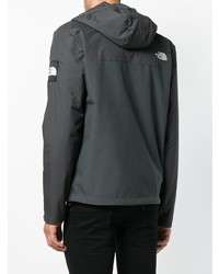 dunkelgraue Windjacke von The North Face