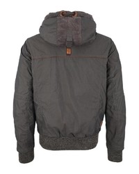 dunkelgraue Windjacke von Naketano