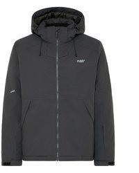 dunkelgraue Windjacke von North Bend