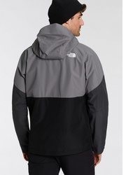 dunkelgraue Windjacke von The North Face