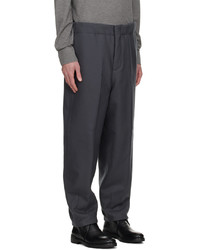 dunkelgraue Wollchinohose von Zegna