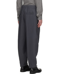 dunkelgraue Wollchinohose von Zegna