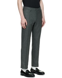 dunkelgraue Wollchinohose von Dunhill