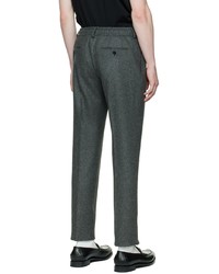 dunkelgraue Wollchinohose von Dunhill