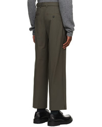 dunkelgraue Wollchinohose von Solid Homme