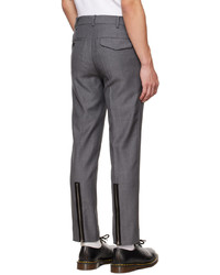 dunkelgraue Wollchinohose von Undercover