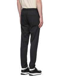 dunkelgraue Wollchinohose von BOSS