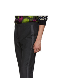 dunkelgraue Wollchinohose von Prada