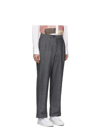 dunkelgraue Wollchinohose von Junya Watanabe