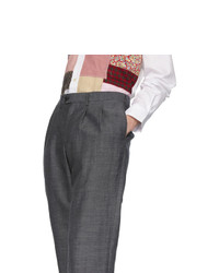 dunkelgraue Wollchinohose von Junya Watanabe