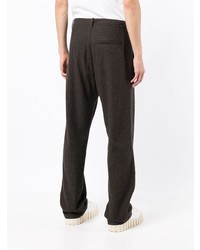 dunkelgraue Wollchinohose von YMC