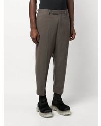 dunkelgraue Wollchinohose von Rick Owens